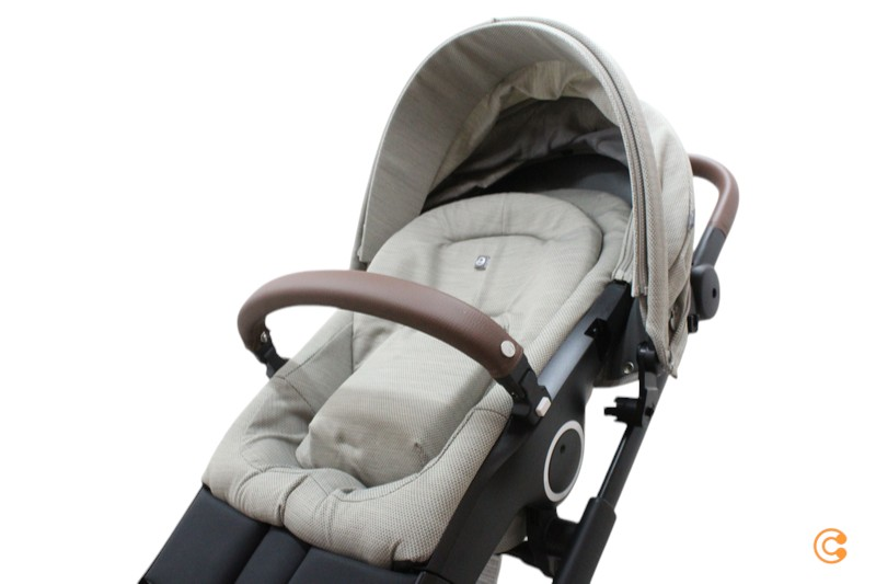 Stokke Trailz Chassis Kinderwagen Räder Gummireifen Ergonomischer Griff System