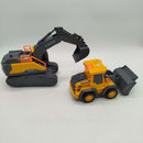 Dickie Toys Bundle Volvo Set von 2 Bagger & Lader