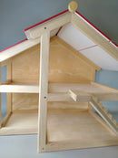 Puppenhaus mit Möbeln & Zubehör – großes Spielhaus Set für Kinder