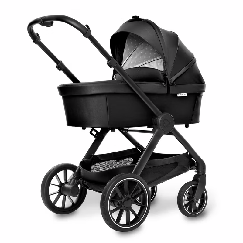 ELSA & EMIL Kinderwagen Kombikinderwagen Buggy Gorillaschwarz mit Regenverdeck