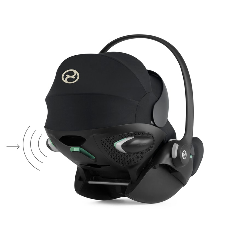 Cybex Cloud G I Size Moon Black Plus Babyschale Kinderautositz Babywanne Auto B-Ware