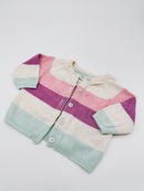 Gestreifte Strickjacke - Gr. 50 (Ergee)