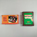 Vintag Spieleset „Scrabble Karten & Magnetisches Backgammon“