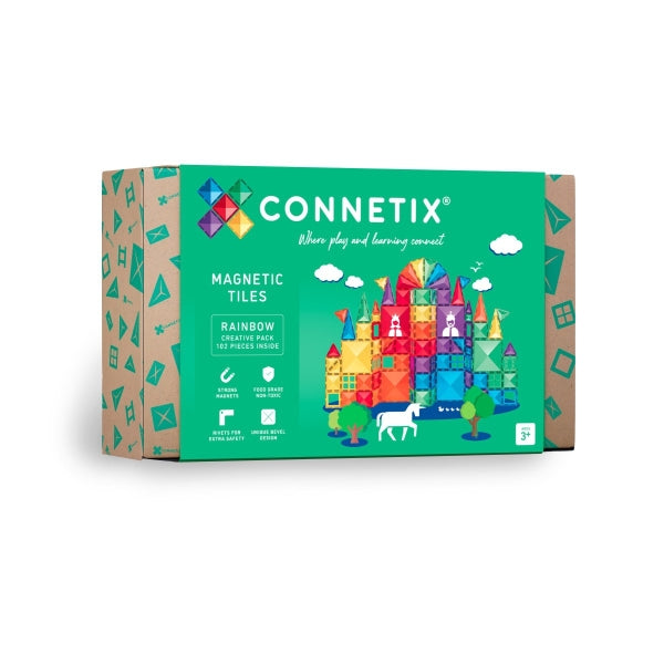 CONNETIX Connetix Magnetbausteine Rainbow Creative Pack - 102 Teile