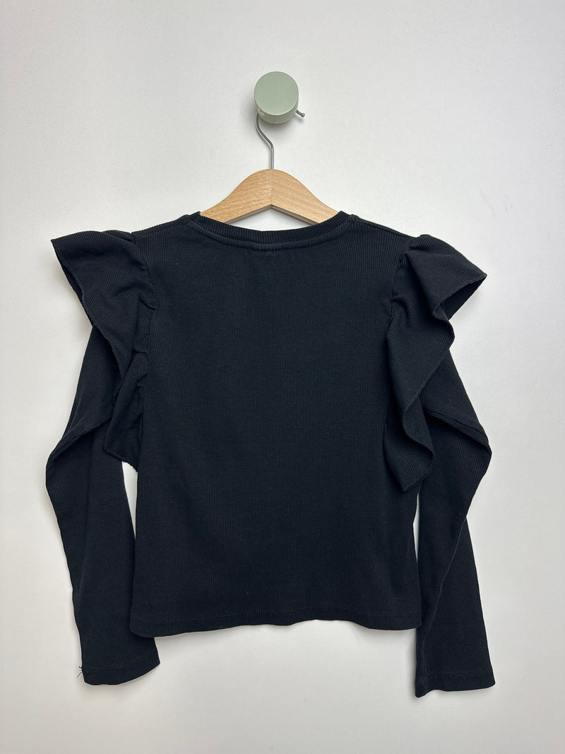 Crop Shirt mit Rüschen • 134 • zara