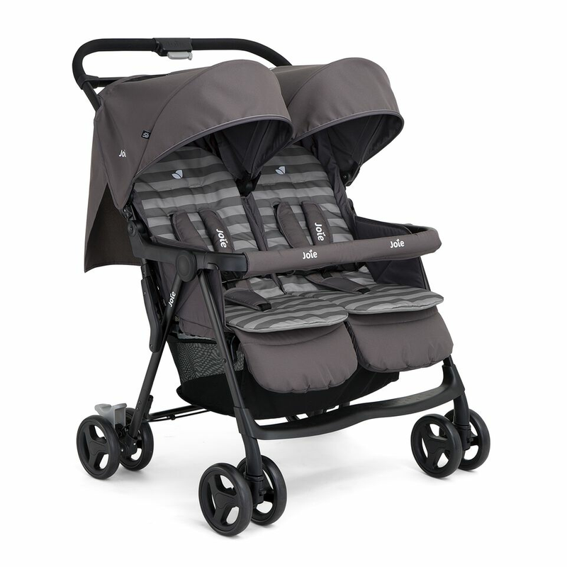 Joie Aire Twin Dark Pewter Kinderwagen Doppelkinderwagen Babywagen