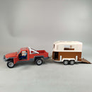 Schleich Pferdetransporter Pick-up Anhänger & Fahrerfigur Neuwertig