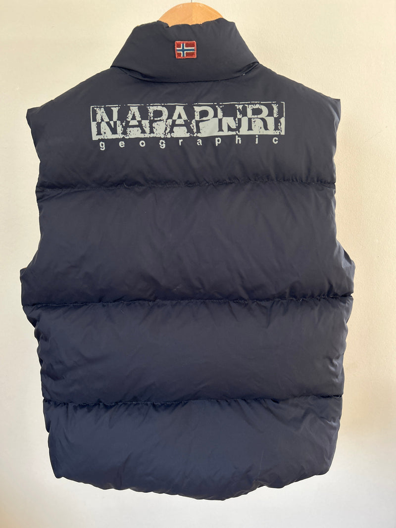 napapijri reversible down vest size 146 152