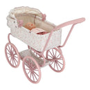 B-Ware Little Dutch Puppenwagen Kinderwagen Metall Soft Flowers Puppenbuggy Spielzeug