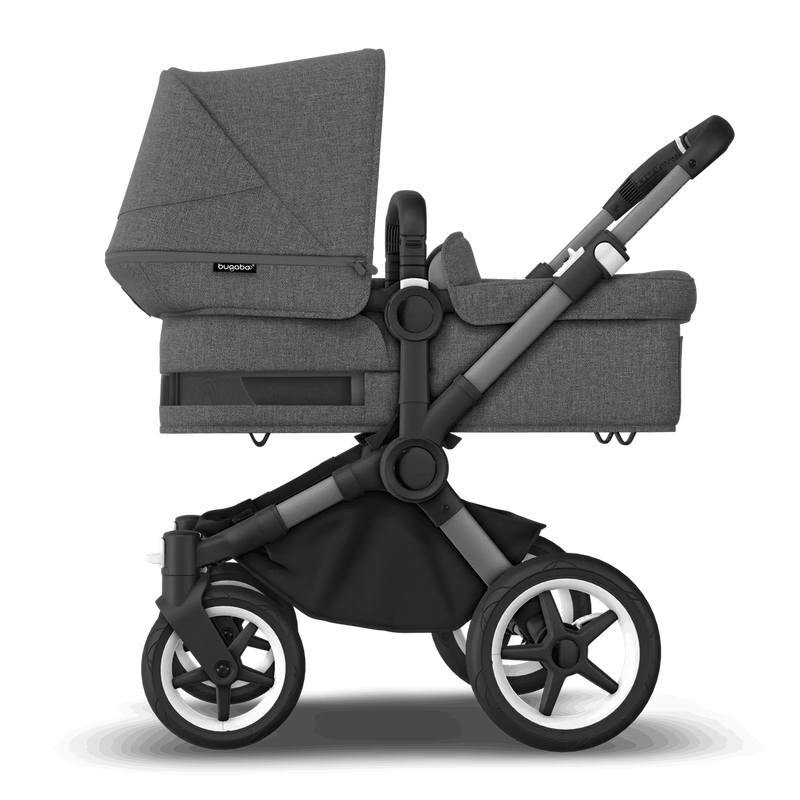 B-Ware Bugaboo Kinderwagen Mono Babywagen Donkey 5 Grey Melange Erweiterbar