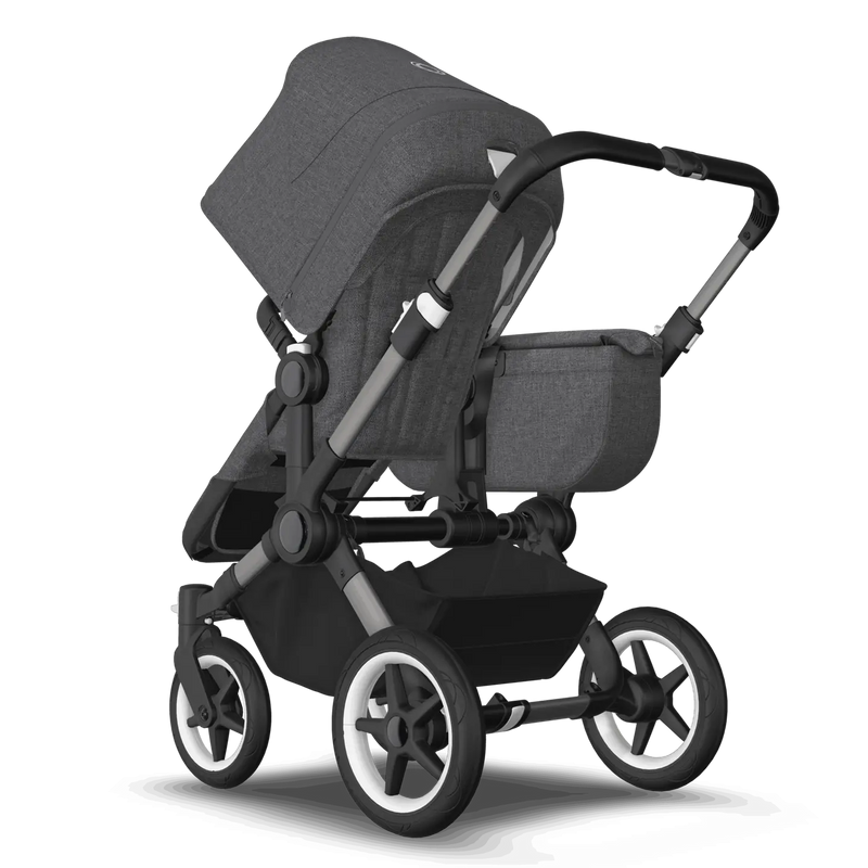 B-Ware Bugaboo Kinderwagen Mono Babywagen Donkey 5 Grey Melange Erweiterbar
