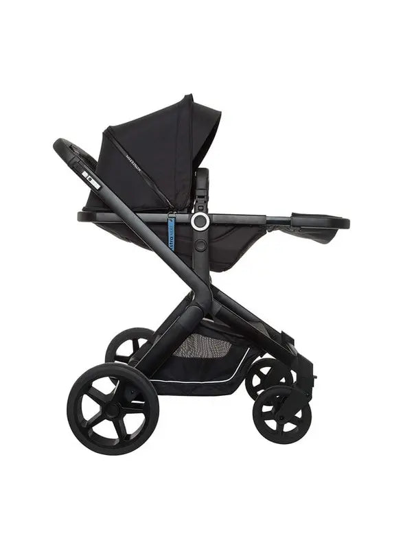 B-Ware Koelstra Komplettset Kinderwagen Buggy Schwarz Babywagen Groß Tragewanne