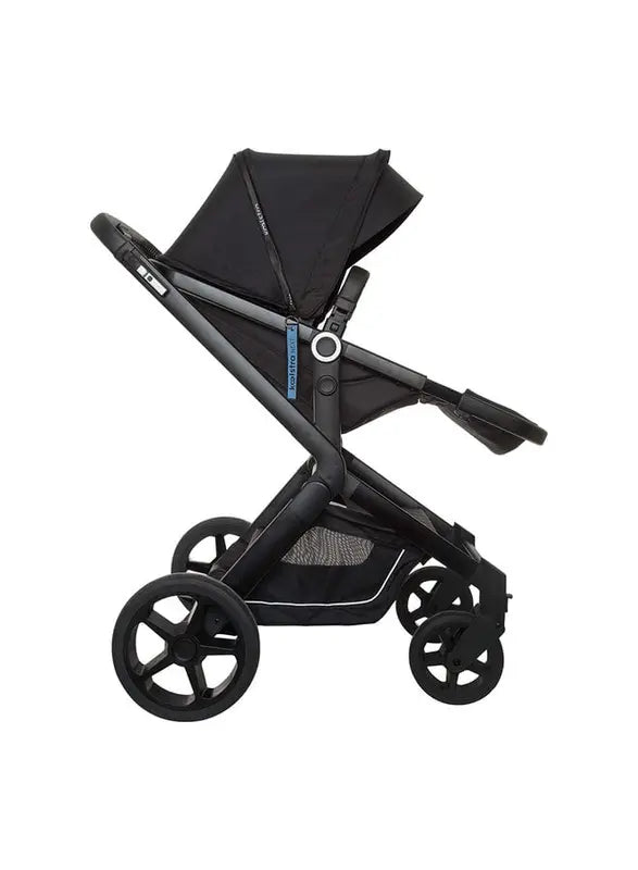 B-Ware Koelstra Komplettset Kinderwagen Buggy Schwarz Babywagen Groß Tragewanne