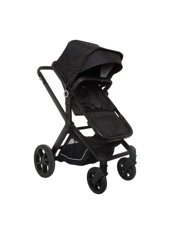 B-Ware Koelstra Komplettset Kinderwagen Buggy Schwarz Babywagen Groß Tragewanne