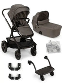 B-Ware Nuna Kinderwagen Kombikinderwagen Buggy Demi Next Thunder 2in1 Set Rider Board