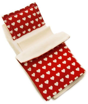 MOOVER - Doll's pram bedding 5-piece LARGE (red)