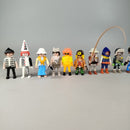 Bundle Playmobil Set von 12 Figuren & 4 Tiere