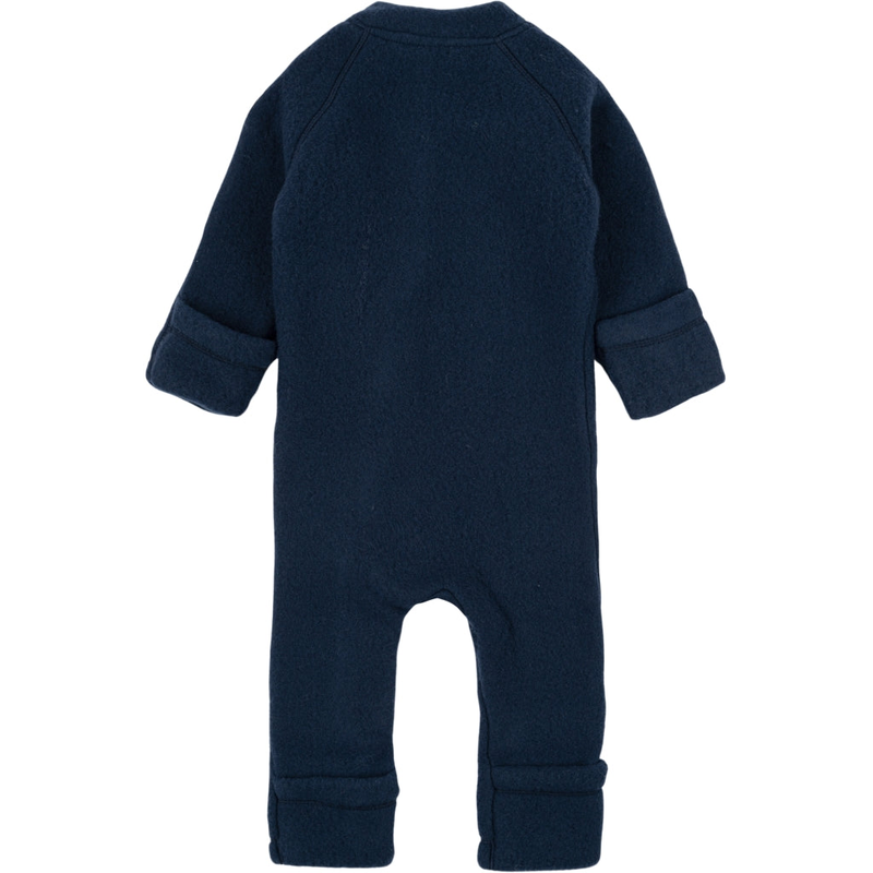 Mikk-Line Baby-Wollanzug Ombuk Woll Fleece Overall Schurwolle Gr. 68