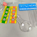 Mikroskop-Set mit Zubehör und Schutzbrille
