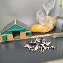 Bundle Bauernhof Set von 15 Tiere Spielanlage Holz