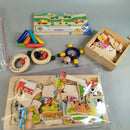 Ravensburger Bundle Holz Rasseln & Steckpuzzle Bauernhof