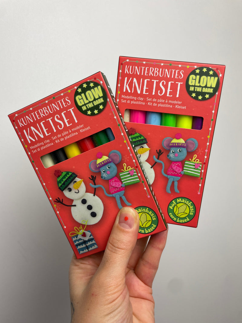 Kunterbuntes Knetset • Glow in the Dark