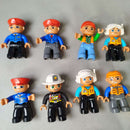 LEGO Bundle Duplo Set von 13 Figuren & Motorrad Polizei & Feuerwehr