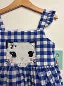 Kleid kariert Katze • 116 • deno kids