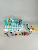 Playmobil Playmobil-Spielset-Bundle: Eisdiele, Skatepark & Spielplatz