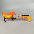 Schleich Figuren-Set – Feuerlöwe & Feuertiger, 2-teilig