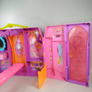 Markenlos Spielset- Prinzessinnen-Schloss & Schweine-Fütterspiel