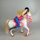 Barbie Reit-Set – Barbie mit weißem Pferd & Zubehör