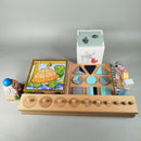 Kindsgut & PolarB Bundle Holzspielzeug Puzzle & Stapelspiel