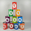 Nathan & myToys Spiel-Bundle: - Félinspecteur & Dosenwurfspiel