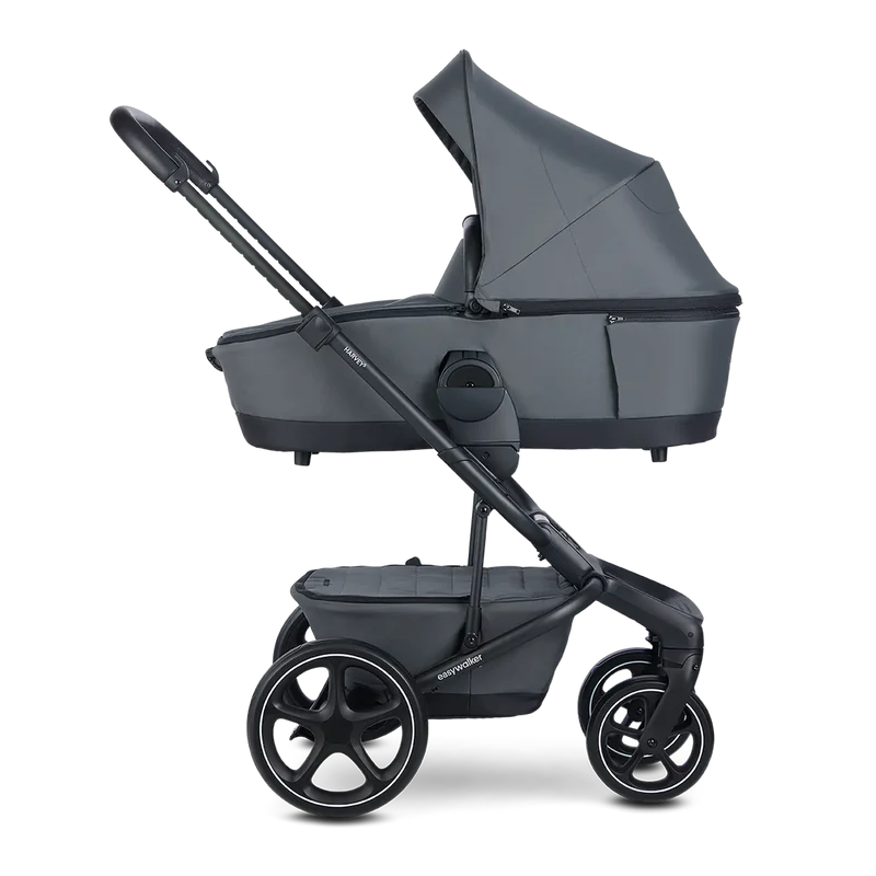 Easywalker Set Harvey⁵ Premium Kombi Kinderwagen Mineral Grey Mit Wanne B-Ware