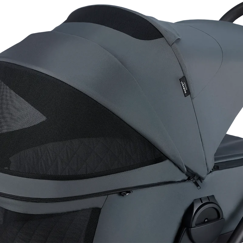 Easywalker Set Harvey⁵ Premium Kombi Kinderwagen Mineral Grey Mit Wanne B-Ware