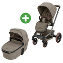 B-Ware Maxi Cosi Kinderwagen Buggy Fame Set Twillic Truffle Gestell Mit Sitz Babywanne