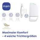 B-Ware Mam Milchpumpe Brustpumpe Move Hands Free Tragbar Kompakt Design Akku Stillen