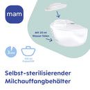 B-Ware Mam Milchpumpe Brustpumpe Move Hands Free Tragbar Kompakt Design Akku Stillen