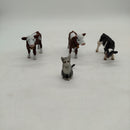 Schleich Bundle Bauernhof & Wildtiere Set von 8 Tierfiguren