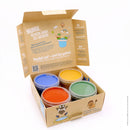 Platsch Quatsch Bio-Fingerfarben 4er Set