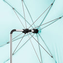 reer ShineSafe Sonnenschirm für Kinderwagen, universal nutzbar, dreh- und neigbar, mint