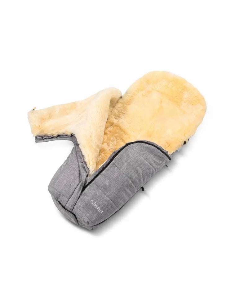 B-Ware Fellhof Cortina Lammfellfusssack Babysack Kinderwagen Lammfell Nachtblau