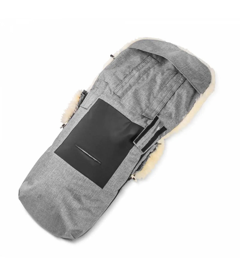 B-Ware Fellhof Cortina Lammfellfusssack Babysack Kinderwagen Lammfell Nachtblau