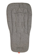 Kaiser 6537870 Sommer Komfortauflage Kinderwagenauflage Kinderwageneinlage Sitzauflage"Crown", anthracite melange