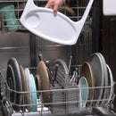 Ingenuity 2 in 1 Sitzerhöhung Stuhl, Babysitzerhöhung & Kleinkindersitz mit abnehmbaren Tablett, Essen & Fütterung Sitz für Kleinkinder, leicht zu reinigen, ideal für unterwegs, Grau, ab 6 Monaten