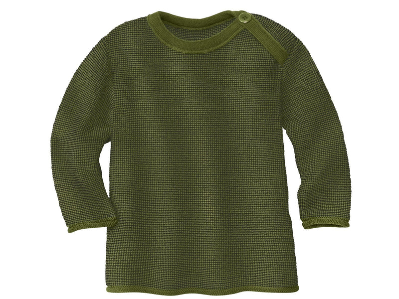 Pullover Pullover & Strickjacken Kleidung Pullover melange-olive-anthrazit* Disana Front Image Last Season