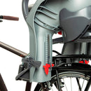 OKBABY 10+ - Fahrradsitz hinten für Kinder bis 22 kg mit Liegefunktion - Schwarz und Grau