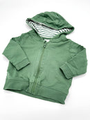 Kapuzenjacke in grün - Gr. 74 (Alana)