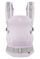 manduca First Babytrage - Verstellbarer und vielseitiger Tragesitz für Babys und Kleinkinder (3,5-20 kg) - Babytrage mit Front-, Hüft- und Rückentragefunktion ,Monochrome Lavender